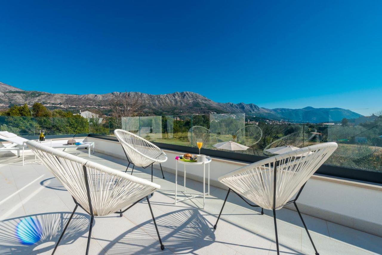 Villa Invigo - Brand New Private Pool Villa Mlini Bagian luar foto